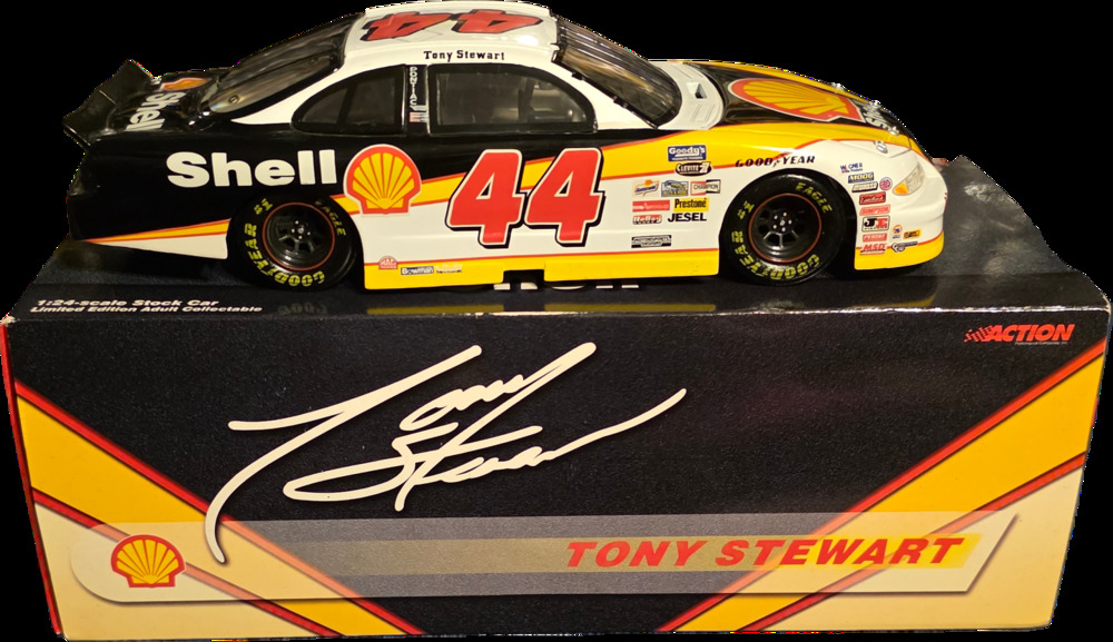 1998 Tony Stewart #44 Shell Pontiac Rookie Year 1/24 Action 1 of 1,500 bank